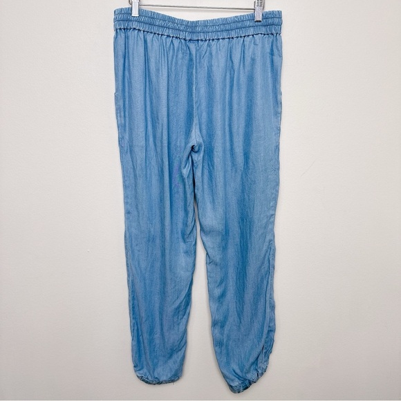 Aritzia Womens Medium Talula Chambray Jogger Los Feliz Pant CN - Picture 14 of 14